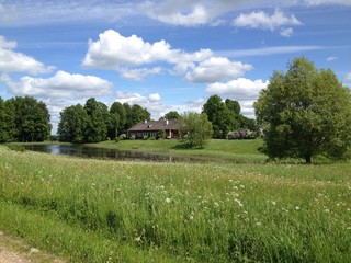 dia soleado al campo