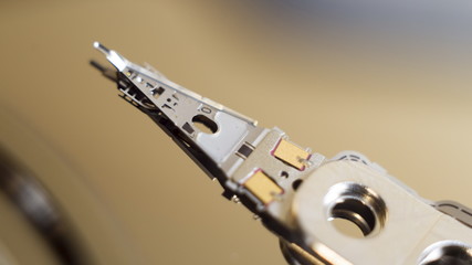 Internal part of the hard drive