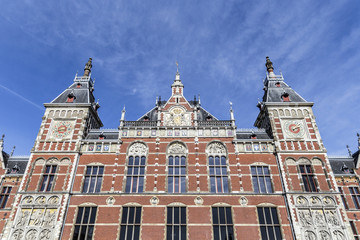 Obraz premium Amsterdam Centraal station in Amsterdam, Netherlands