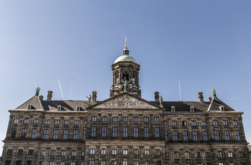Fototapeta na wymiar Royal Palace of Amsterdam, Netherlands
