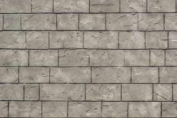 Fence white brick texture & background.