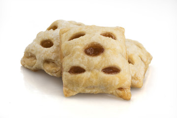 Apple Mini Strudels on Light Background