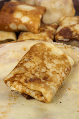 Freshly baked pancakes