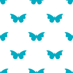 Butterflies seamless vector pattern