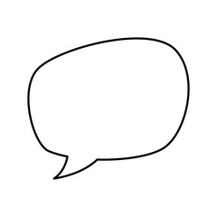 Chat bubble speakbox icon vector illustration graphic design