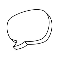 Chat bubble speakbox icon vector illustration graphic design