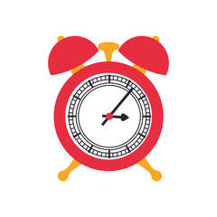 Clock and time concept icon vector illustration graphic design