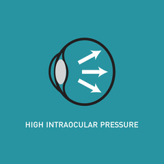 eye PRESSURE logo vector