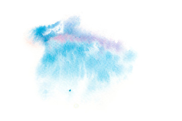 Abstract watercolor brush stroke background.