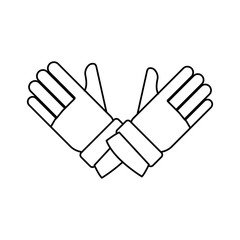 Obraz premium Fashion winter clothes icon vector illustration graphic design