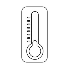 Thermometer cold temperature icon vector illustration graphic design