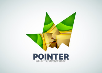 Obraz premium Vector icon, arrow mouse pointer or directional symbol