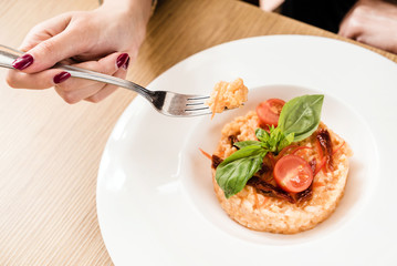risotto with tomatoes