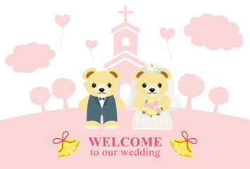 くまのウェルカムボード