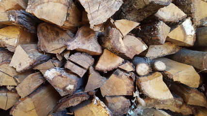 Fototapeta premium Chopped wood texture