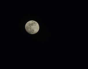 Full Moon in night sky.