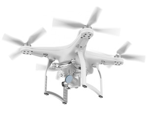 Drone with Camera Isolated