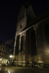 Marktkirche in Hannover bei Nacht