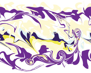 Mardi Gras seamless line marble pattern, Vector illustration