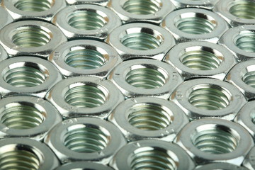 Metal shine nuts.