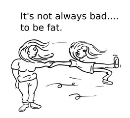 Dik zijn heeft soms ook voordelen