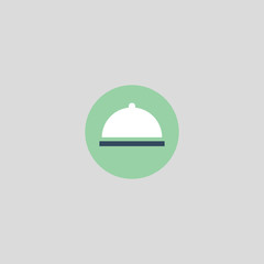dinner icon flat design