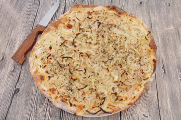 tarte aux oignons