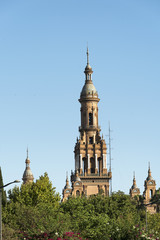 Fototapeta na wymiar Sevilla (Andalucia, Spain): Plaza de Espana