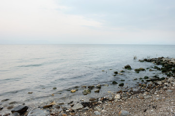 Sea of Galilee (Kinneret), the largest freshwater lake in Israel