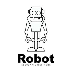 Robot icon and illustration vector