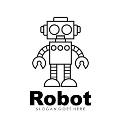 Robot icon and illustration vector