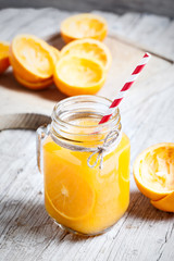 Fototapeta na wymiar Orange juice