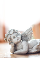 Kleiner Engel, Statue, Textfreiraum