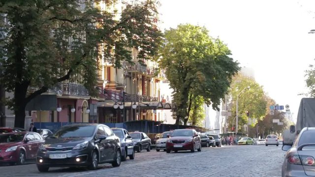 Cars Traffic in City
