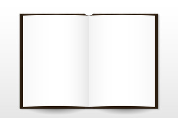 Paper notepad is empty, mockup style vector