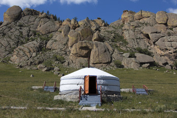 Jurte - Mongolisches Zelt