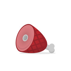 Meat icon isolated on white background