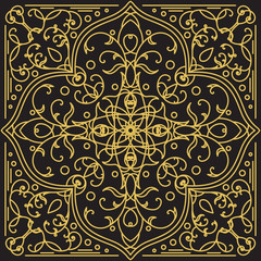 Vector Geometric Ornamental Pattern