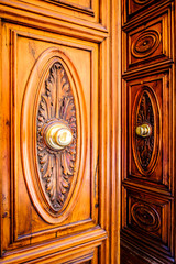 old wooden door