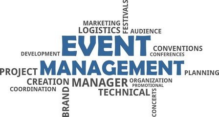 word cloud - event management