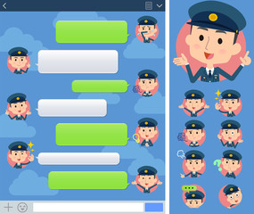 police man sns window