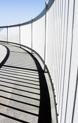 Abstract Railing with Light and Shadow