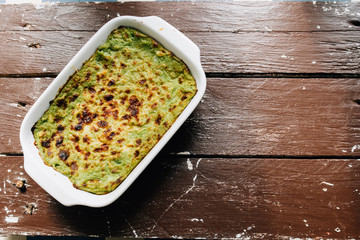 Courgette pie