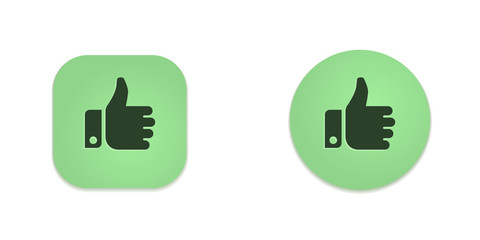 Vector Green Web Buttons