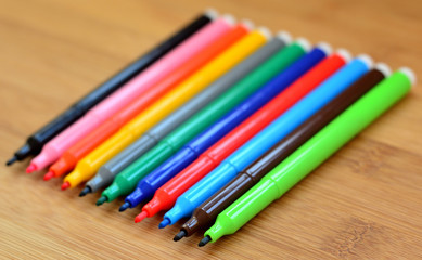 Fototapeta premium colored markers