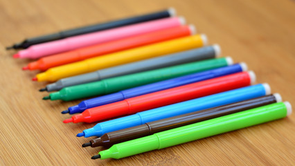 Fototapeta premium colored markers