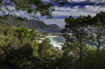 Fototapeta na wymiar Clifton View of Clifton beach and Camps Bay South Africa