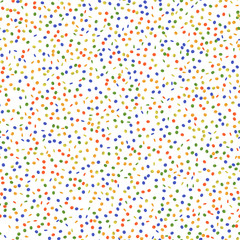 Colorfull confetti vector seamless  background.