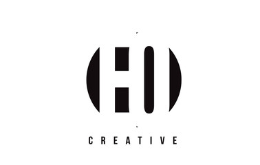 EQ E Q White Letter Logo Design with Circle Background.