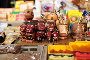 Chilean souvenirs in a Market